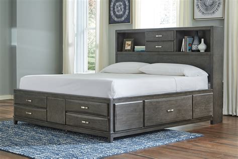 king bed with storage.